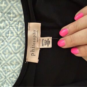 Philosophy Black and Cream Garment